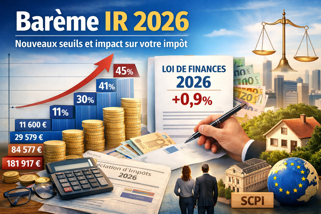 Barème impôt revenu 2026 : nouvelles tranches et impact fiscal